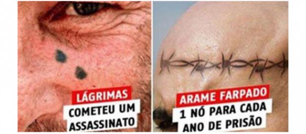 Veja o significado das tatuagens de prisão Veja o significado das tatuagens de prisão
