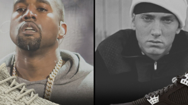 En cr&eacute;ant leurs propres mod&egrave;les de sneakers, les stars du hip-hop consolident leur image dans le rap game /source : https://sneakerbardetroit.com