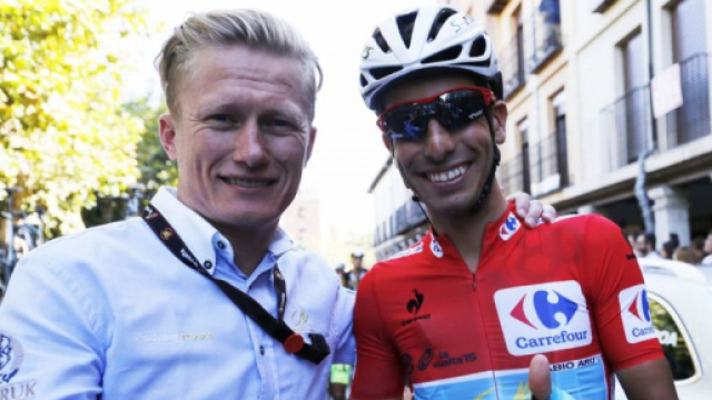 Fabio Aru e Alexandre Vinokourov