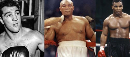 Rocky Marciano, George Foreman e Mike Tyson: tre leggende dei pesi massimi