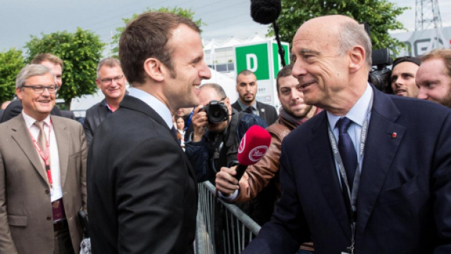 Emmanuel Macron soutenu par Alain Juppé sur l'Europe