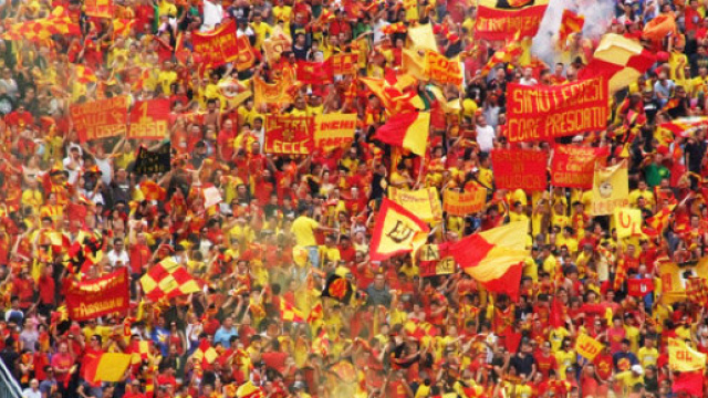 Foto della Curva Nord di Lecce.