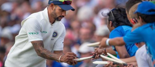India drop Dhawan for West Indies series | (Image via cricket.com/Twitter)
