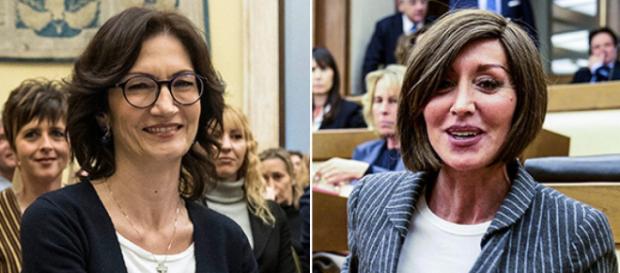 Le capogruppo di Forza Italia, Gelmini e Bernini Le capogruppo di Forza Italia, Gelmini e Bernini