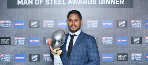 Ben Barba received the Man of Steel, but controversy took hold when the list of how players voted was revealed. (Image Source - totalrl/Youtube)