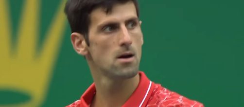Novak Djokovic is into the semis at the 2018 Shanghai Rolex Masters. [image source: Tennis TV/ YouTube]