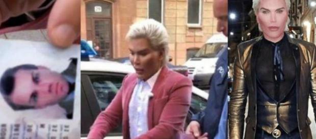 Arrestato a Berlino il Ken umano: il documento esibito alla polizia è dell'uomo prima degli interventi chirurgici, praticamente un'altra persona. Arrestato a Berlino il Ken umano: il documento esibito alla polizia è dell'uomo prima degli interventi chirurgici, praticamente un'altra persona.