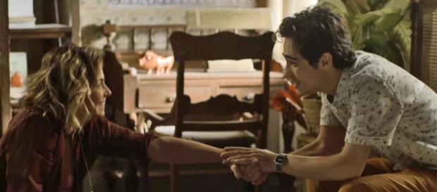 Luzia e Valentim, mãe e filho em Segundo Sol Luzia e Valentim, mãe e filho em Segundo Sol