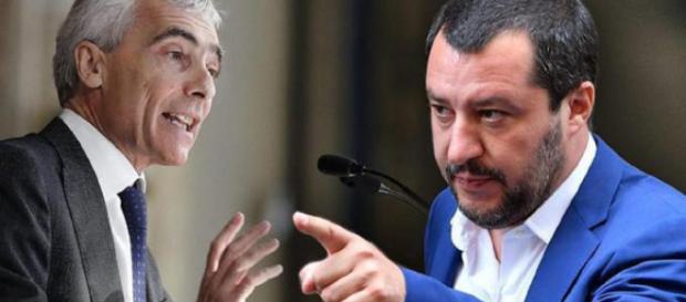 Pensioni, Matteo Salvini risponde all'attacco del presidente dell'Inps, Tito Boeri, su Quota 100 e la controriforma Fornero Pensioni, Matteo Salvini risponde all'attacco del presidente dell'Inps, Tito Boeri, su Quota 100 e la controriforma Fornero
