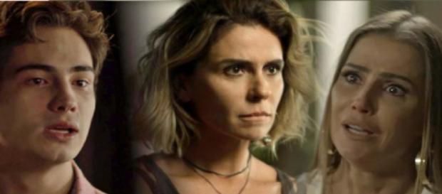 Valentim, Karola e Luzia em Segundo Sol Valentim, Karola e Luzia em Segundo Sol