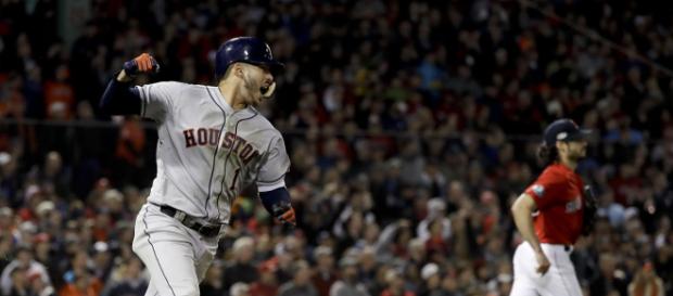 Correa dio el hit clave del juego 1 de la ALCS en Fenway Park www.washingtontimes.com Correa dio el hit clave del juego 1 de la ALCS en Fenway Park www.washingtontimes.com