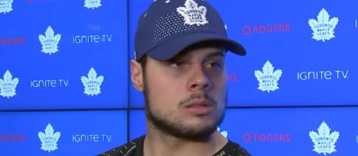 Auston Matthews interview. - [Toronto Maple Leafs / YouTube screencap]