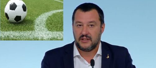 Matteo Salvini protagonista involontario di una vicenda che riguarda il calcio