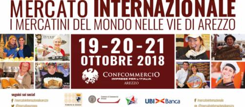 Mercato Internazionale I Mercatini del mondo nelle vie di Arezzo 2018 - facebook.com/mercatinidelmondoarezzo