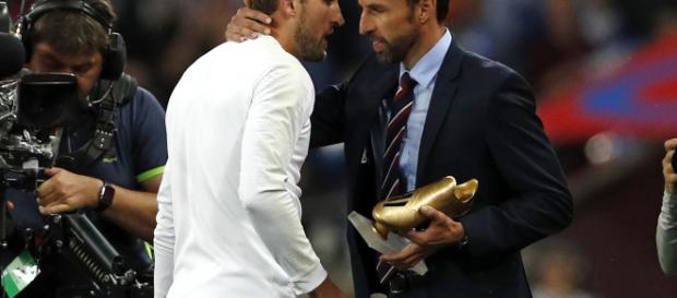 Kane played an excellent match and was a constant menace for Spain - (Image via standard.co.uk/Twitter) Kane played an excellent match and was a constant menace for Spain - (Image via standard.co.uk/Twitter)