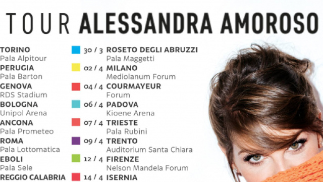 Alessandra Amoroso aggiunge 6 nuove date al tour "10"