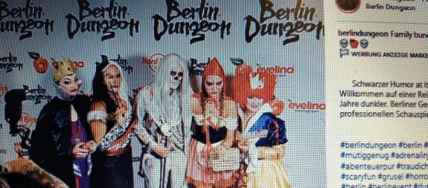 Dschungelcamp trifft "Love Island" bei Natascha Ochsenknechts Halloween-Party im Dungeon - Foto Instagram/Berlin Dungeon Dschungelcamp trifft "Love Island" bei Natascha Ochsenknechts Halloween-Party im Dungeon - Foto Instagram/Berlin Dungeon