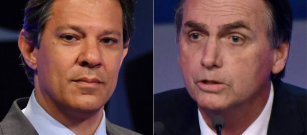 A presidência do Brasil se discute entre um professor (Haddad) e um capitão do Exército (Bolsonaro) A presidência do Brasil se discute entre um professor (Haddad) e um capitão do Exército (Bolsonaro)