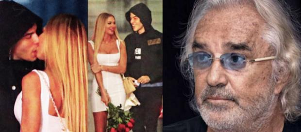 Sfera Ebbasta, Taylor Mega e Flavio Briatore Sfera Ebbasta, Taylor Mega e Flavio Briatore