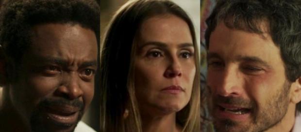 Karola e seus dois irmãos, em Segundo Sol Karola e seus dois irmãos, em Segundo Sol