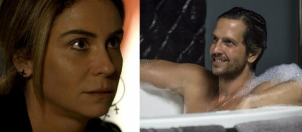 Luzia vê Remy vivo e se desespera em Segundo Sol. (foto reprodução). Luzia vê Remy vivo e se desespera em Segundo Sol. (foto reprodução).