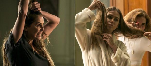 Deborah Secco posa com a diretora Maria de Médicis, durante gravação de cena para Segundo Sol. (foto reprodução) Deborah Secco posa com a diretora Maria de Médicis, durante gravação de cena para Segundo Sol. (foto reprodução)