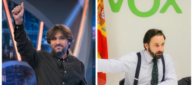 Jordi Évole y Santiago Abascal en imagen Jordi Évole y Santiago Abascal en imagen