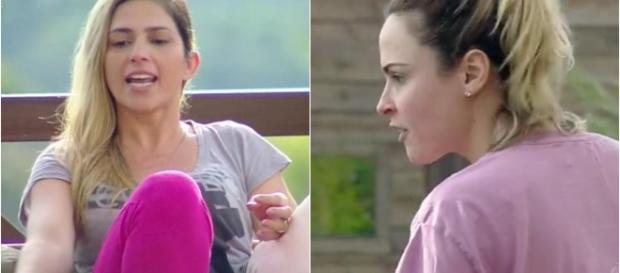 As duas brigaram no reality show As duas brigaram no reality show