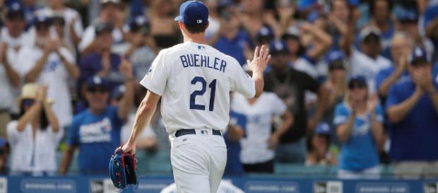 Buehler tuvo una apertura estelar. - mlb.com. Buehler tuvo una apertura estelar. - mlb.com.