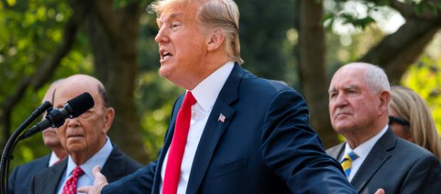 Donald Trump y su equipo gubernamental anunciaron nuevo acuerdo comercial con Canadá y México. - com.do Donald Trump y su equipo gubernamental anunciaron nuevo acuerdo comercial con Canadá y México. - com.do
