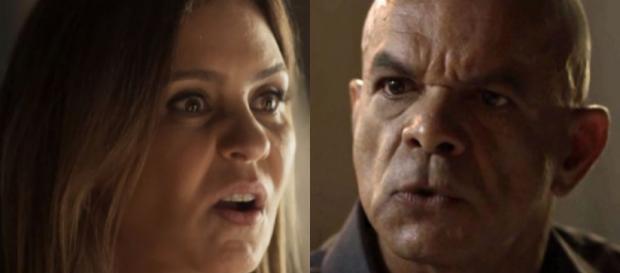 Galdino e Laureta em Segundo Sol. (foto reprodução). Galdino e Laureta em Segundo Sol. (foto reprodução).