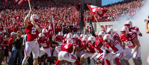 Nebraska takes the field. - [Nebraska Football / YouTube screencap]