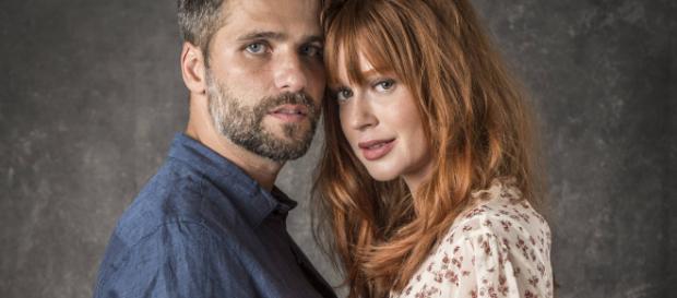 Marina Ruy Barbosa e Bruno Gagliasso, atores de ''O Sétimo Guardião'' Marina Ruy Barbosa e Bruno Gagliasso, atores de ''O Sétimo Guardião''