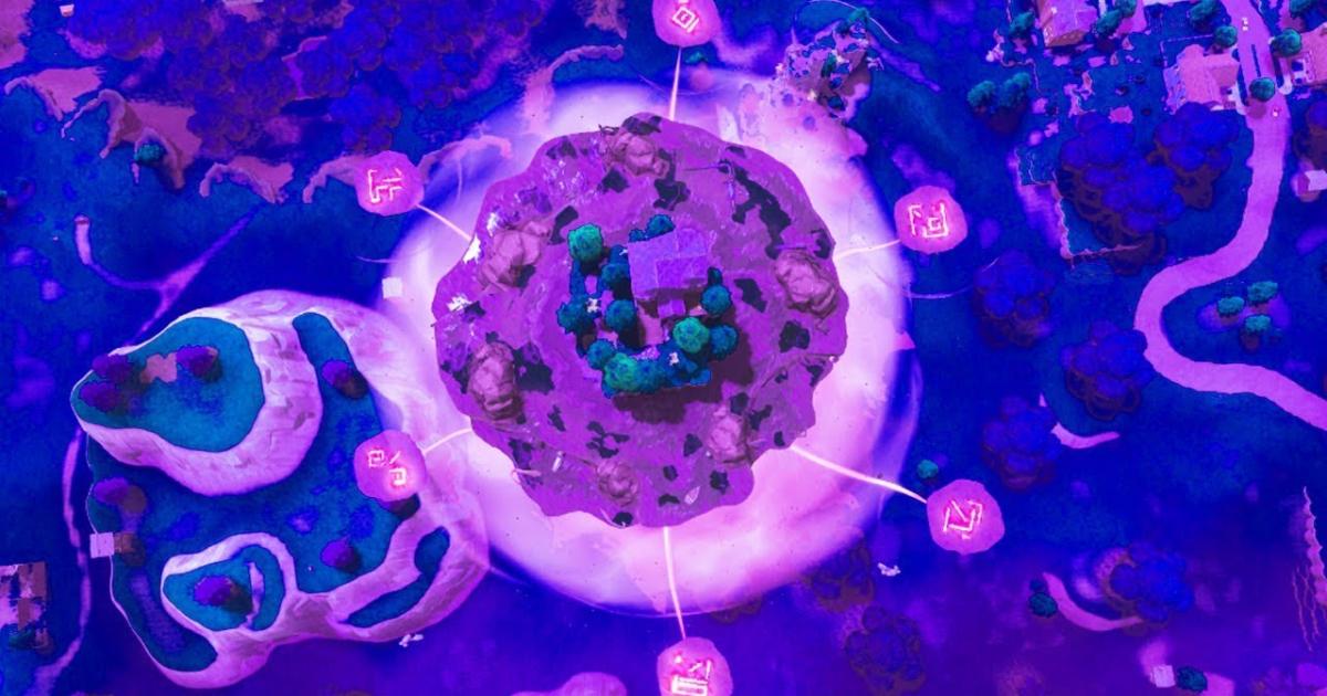 fortnite runes have started to move towards the floating island cube event leaked - fortnite rune 4 event