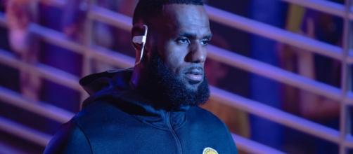 LeBron James made his Los Angeles Lakers home debut on October 20 against the Houston Rockets. - [Beats by Dre / YouTube screencap]