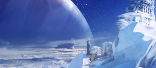 Early Destiny concept art showing Europa's icy landscape. - [MoreConsole / YouTube screencap]