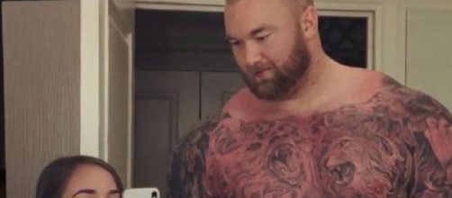 Enormous Game of Thrones star Hafþór Júlíus Björnsson ties the knot with girlfriend [Image courtesy – Madison Williams YouTube video]