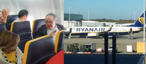 Ryanair incident sparks racial debate. [image source: @Taff_in-Exile - Twitter]