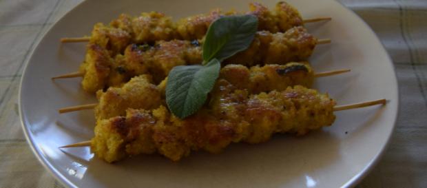 Quattro Involtini al curry "inpiattati" Quattro Involtini al curry "inpiattati"