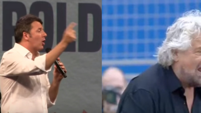 Renzi attacca Grillo per le sue parole ironiche ma che offendono gli autistici