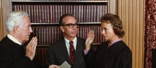 Sandra Day O'Connor, the first female Supreme Court Justice, has shared a diagnosis of dementia. [Image source: Smithsonian Institution/YouTube]