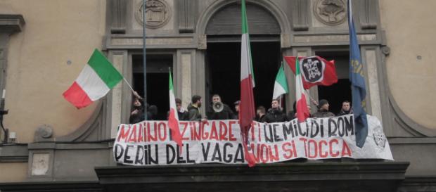 Casapound a Roma (Fonte: CasaPound Italia – Youtube) Casapound a Roma (Fonte: CasaPound Italia – Youtube)