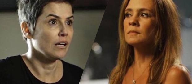 Karola e Laureta em Segundo Sol. Karola e Laureta em Segundo Sol.