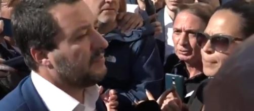 Salvini contestato a Roma (Fonte: La Repubblica - Youtube)