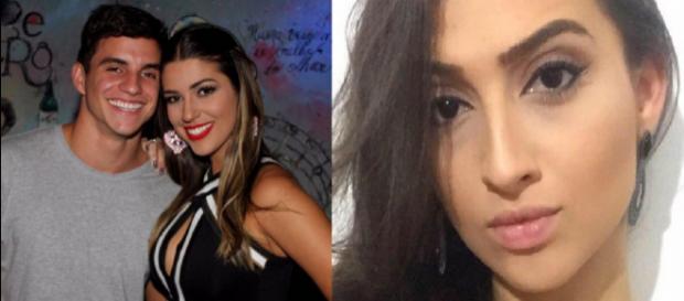 Ex-BBB Rafael Rafaski e ex-namorada. (foto reprodução). Ex-BBB Rafael Rafaski e ex-namorada. (foto reprodução).