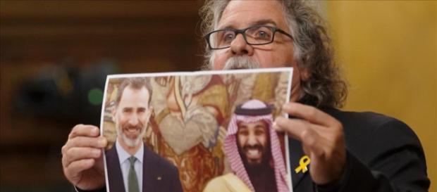 Joan Tardà en imagen durante el Congreso Joan Tardà en imagen durante el Congreso