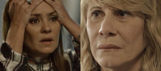 Laureta e Dulce, mãe e filha em Segundo Sol. (foto reprodução). Laureta e Dulce, mãe e filha em Segundo Sol. (foto reprodução).