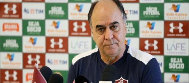 Marcelo Oliveira fala sobre Sul-Americana e Brasileirão após tropeço contra o Nacional (Foto: Lucas Merçon) Marcelo Oliveira fala sobre Sul-Americana e Brasileirão após tropeço contra o Nacional (Foto: Lucas Merçon)