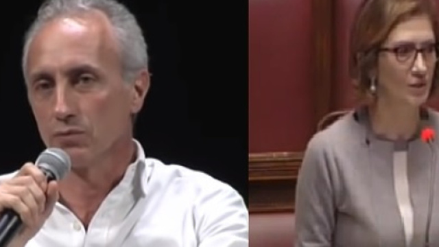 Travaglio-Gelmini, scontro in diretta Tv sulla questione reddito di cittadinanza