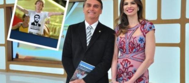 A apresentadora já deu os parabéns a Jair Bolsonaro pela vitória. (foto reprodução). A apresentadora já deu os parabéns a Jair Bolsonaro pela vitória. (foto reprodução).